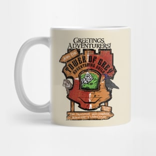 Greetings Adventurers - Tower of Grey Mug